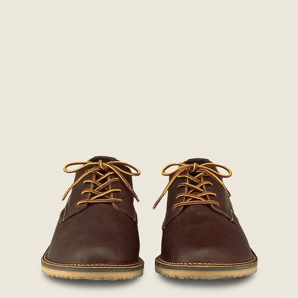 Mens Red Wing Weekender – Rough & Tough Leather - Oxford Brown - BHG086743